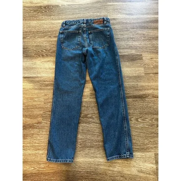 Sezane Denim Brut Sexy Jeans in Denim Blue Size 6 or 28 - Picture 8 of 9